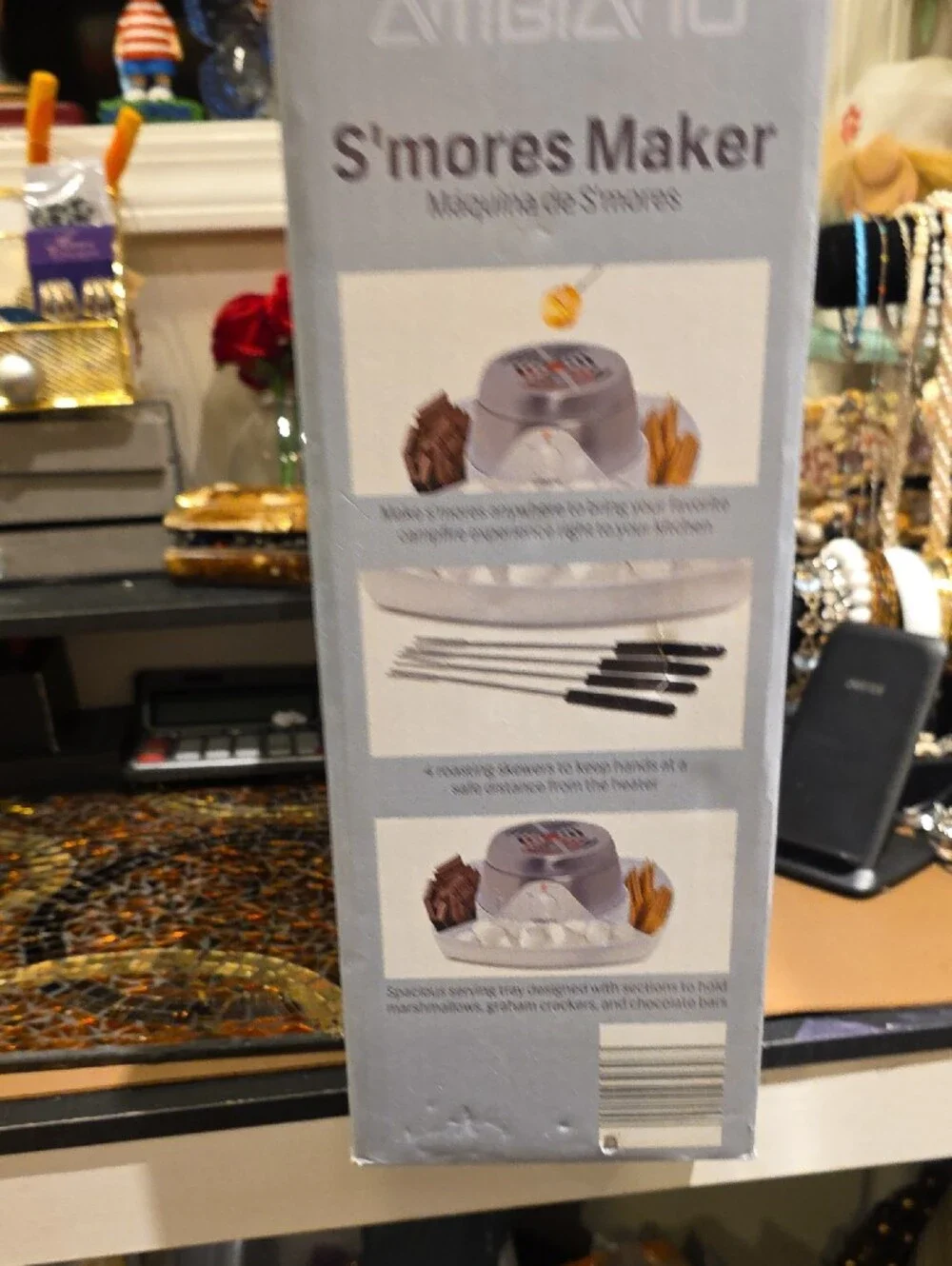 Ambiano Silver Stainless Steel S'mores Maker